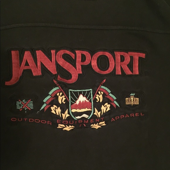 Vintage Jansport Crewneck Sweater Embroidered XL - Picture 2 of 3